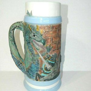 VTG 1992 Doc Holliday Mold  Wizard Dragon Stein 12"